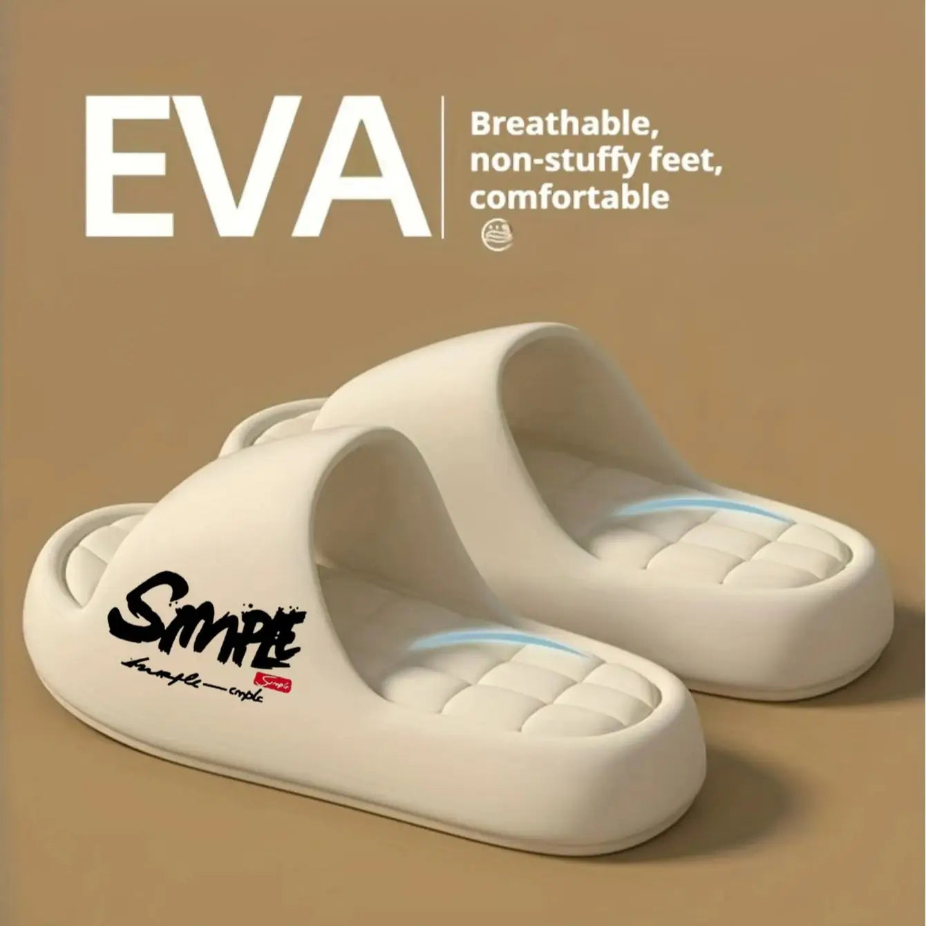 New Casual Innovative Design Smple Unisex Eva Soft-Soled Lightweight Home Slippers High-Quality Exclusive Brand Slippers