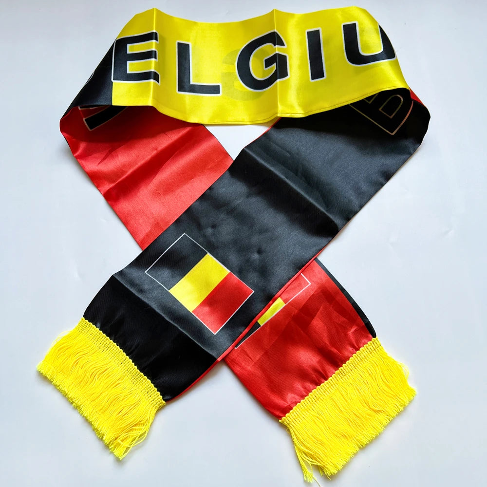 2026 Haiti  NorwayCountries Flag Scarf14x135cm Double-sided