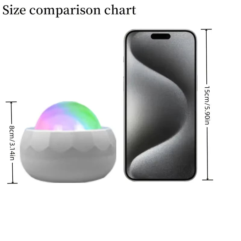 LED Atmosphere Night Light 7 Modes  Starry Sky Projector USB