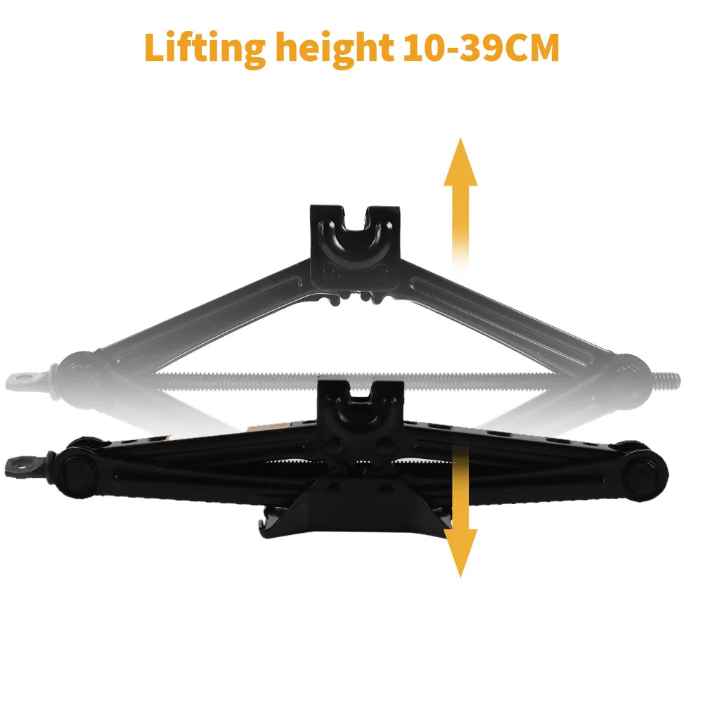Car Jack 1.5T/2.5T Car Scissor Jack Car Repair Tool Portable Manual Lift Jack with Labor-saving Hand-cranked  for Car SUV