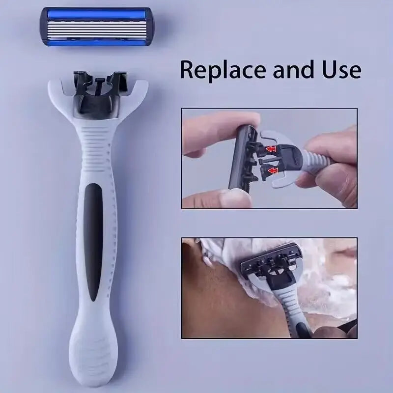 Razor Classic 6 Layer Safety Razor for Mens Shaving&Womens Hair Removal