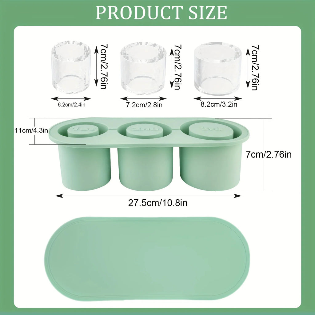 3D Round Balls Ice Plastic Molds DIY Cube Tray Silicone Molds