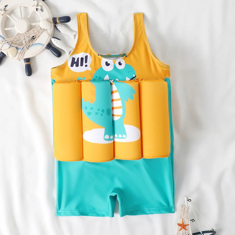 Toddler Boy Swimsuit Buoyancy Float Swimming Suit 1 to 2 3 4 5 Years