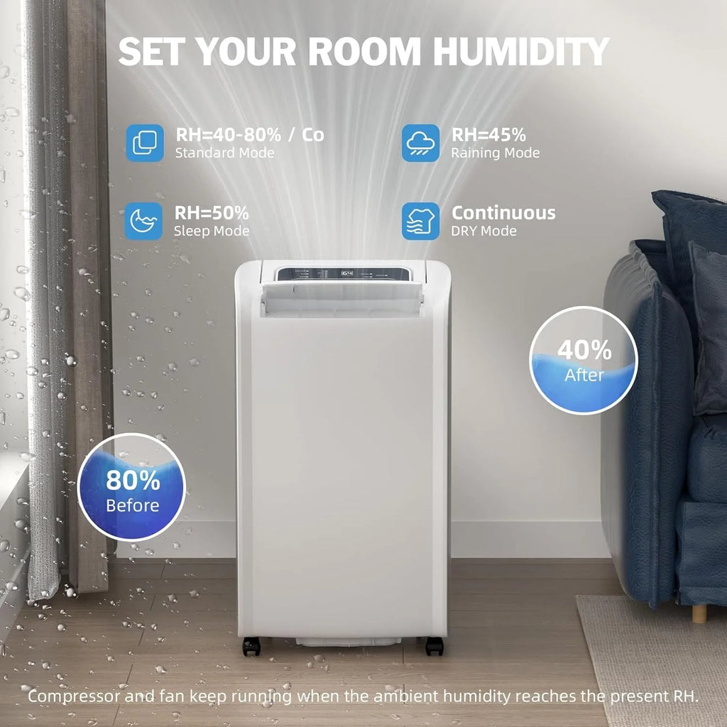 AIRPLUS 70 Pint Dehumidifier for Home Basements Large Room, 4500 Sq.