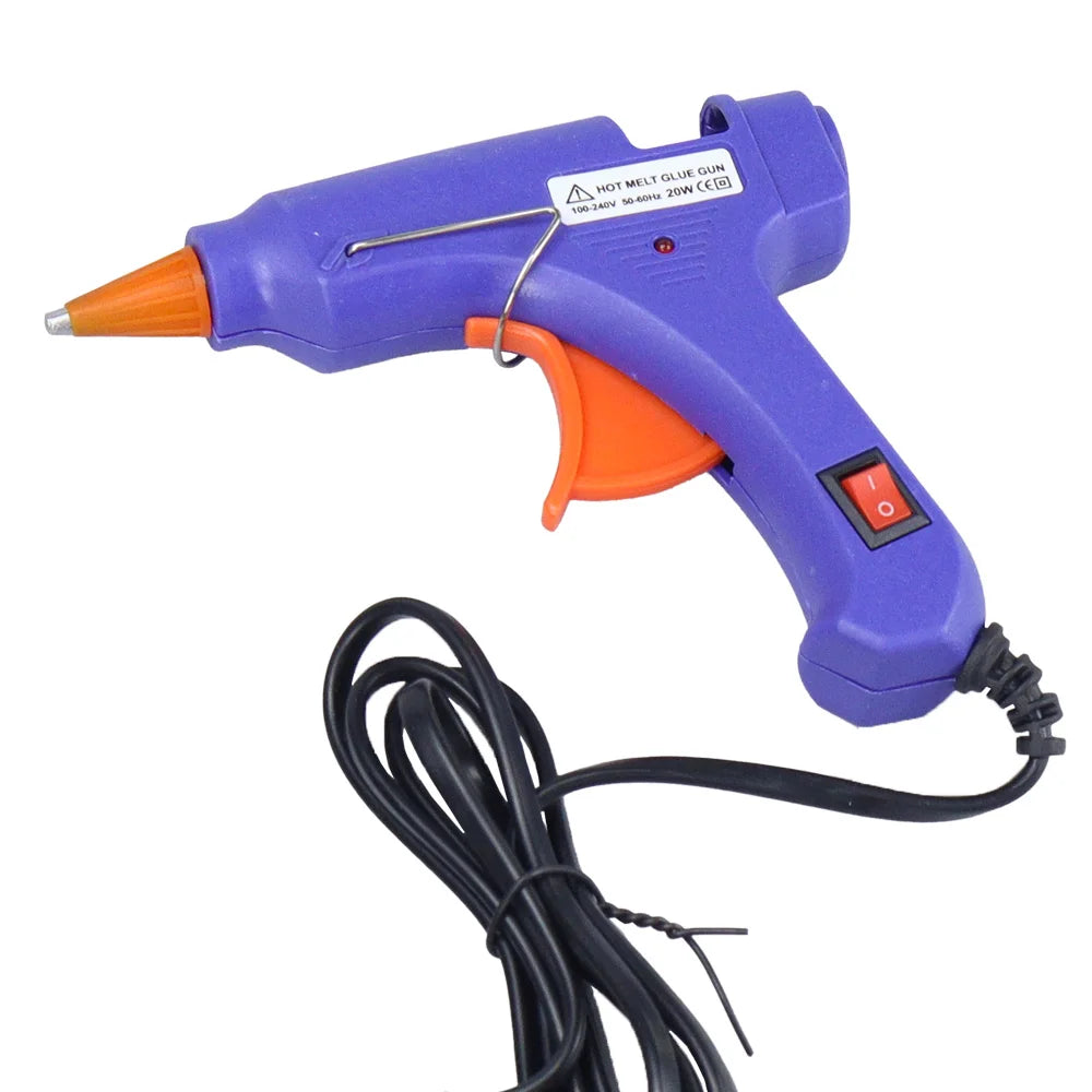 Hot Melt Glue Gun DIY Household, Mini Hot Glue Gun, 20W Electric Repair Tools Use 7mm Glue Stick, For Home Repairs