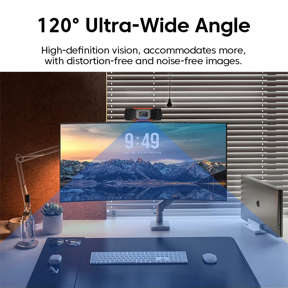 USB HD PC Webcam 1080P 720P Plug And Play Computer Web Camera