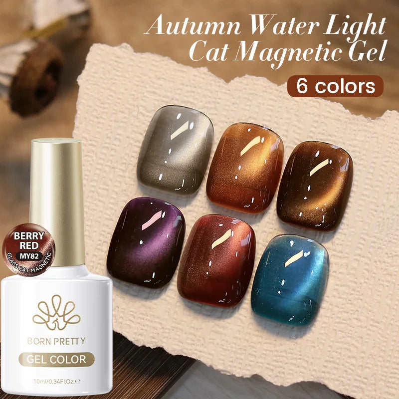 BORN PRETTY 117 Colors Cat Magnetic Gel Nail Polish 10ml
