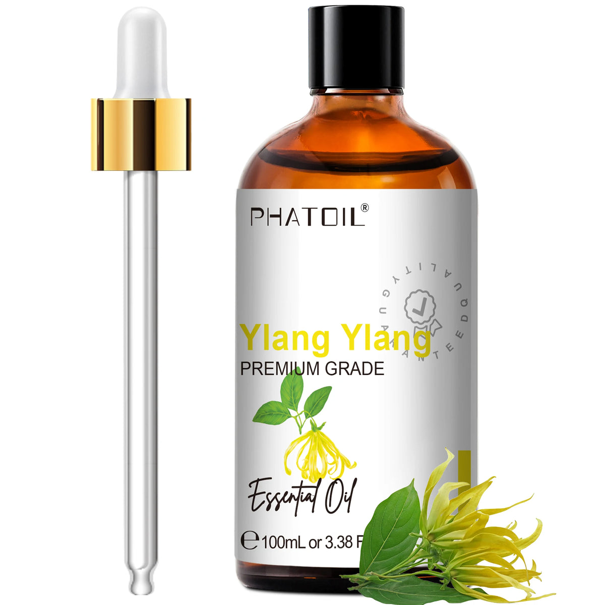 PHATOIL 100ml(3.38 fl.Oz) Eucalyptus Peppermint Tea tree Vanilla Bergamot Aromatherapy Essential Oil For Diffuser,Candle Making