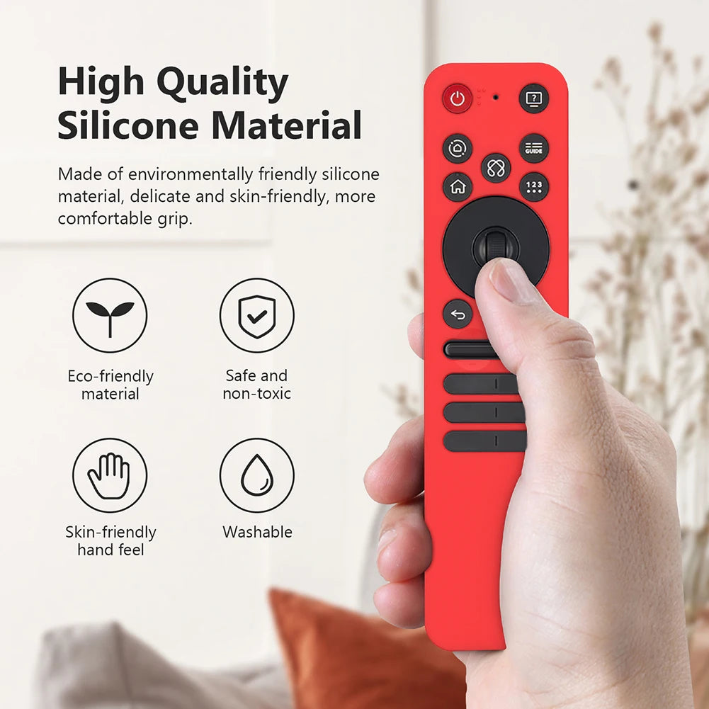 Remote Control Case for LG MR25GA OLED Smart TV Magic Remote Control Cover Silicone Protective Case Anti-Slip Control Case Cover