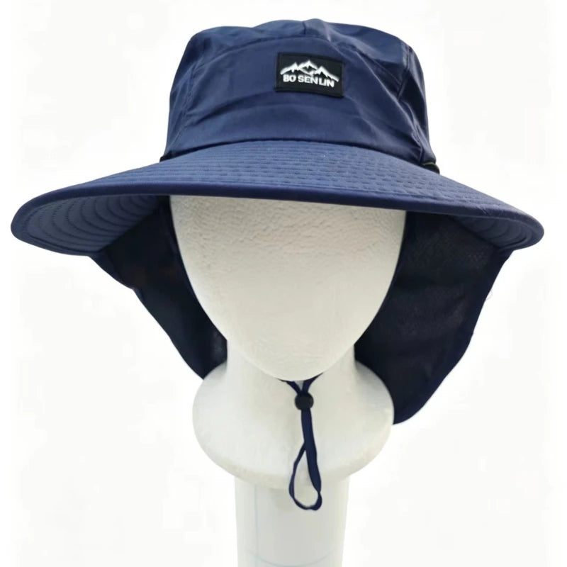 Hot Sale Unisex Windproof Quick-Dry Fisherman Hat, UV Sun Protection with Neck Flap for Outdoor Fishing Hiking Camping Travel