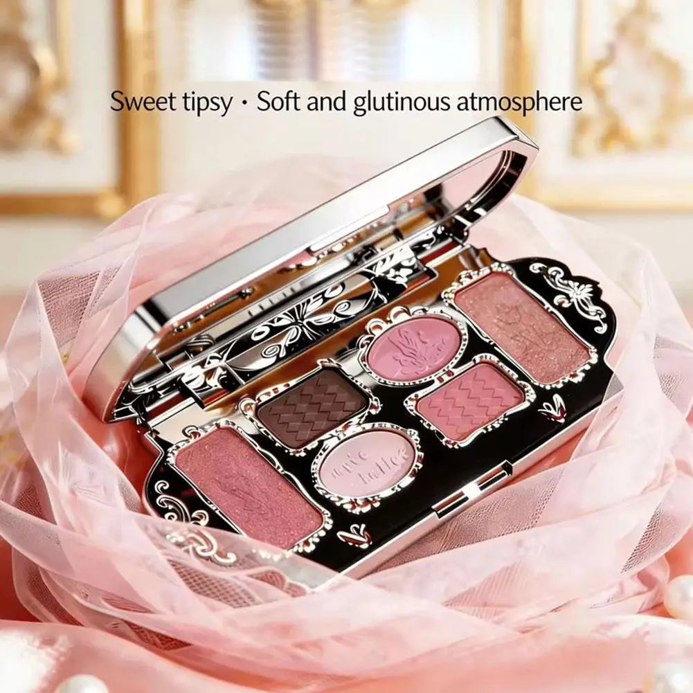 Magic Ballet Eyeshadow Palette Swan Ballet Eyeshadow Palette Matte Fine Shimmer Pearl Face Palette Glitter Eye Shadow