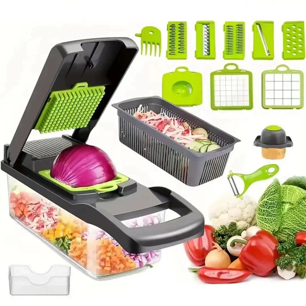 Upgraded Vegetable Chopper, Multi-Functional