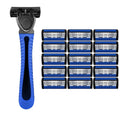 6-layer Stainless Steel Blade Men Razor Washable For Travel For Home