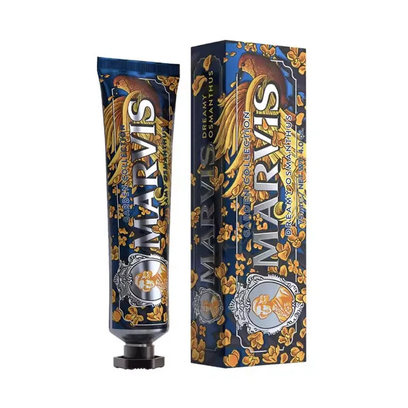 Marvis Whitening Healtmint Freshen Breath Toothpaste Italy Original 75ml Remove Smoke Stains Yellowing Toothpaste Teeth Whitenin