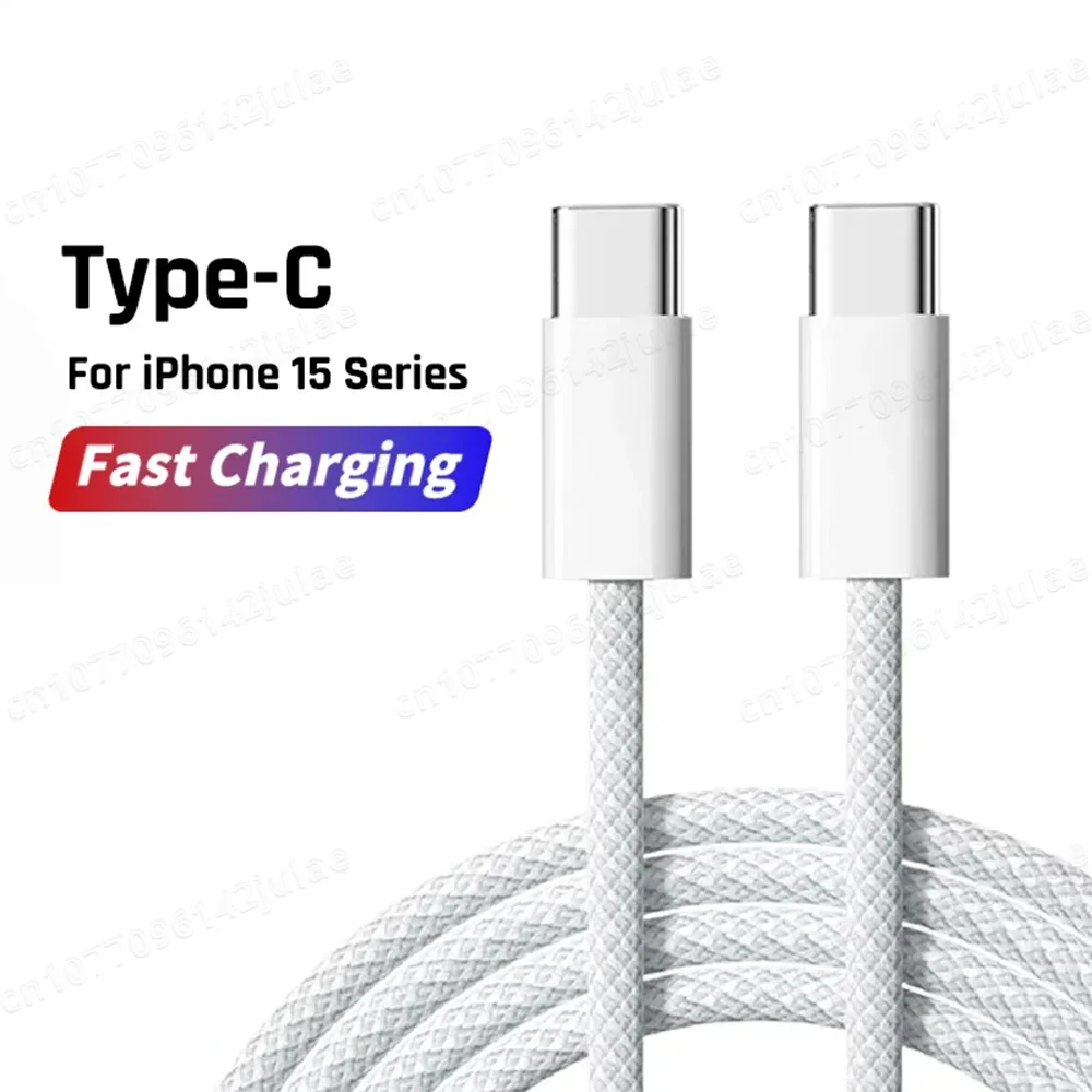 Original PD 60W Fast Charger 6A USB C to Type C Cable For iPhone 15 16 17 Pro MAX Quick Charging For Samsung S26 Xiaomi Cable