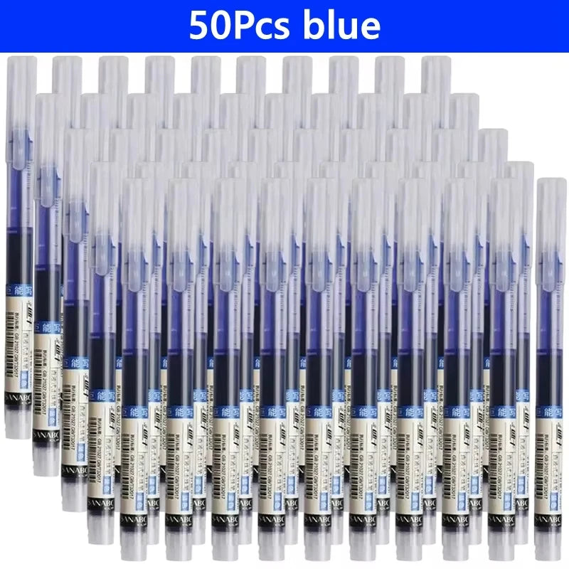 3-102Pcs/set High Quality Needle Type Gel Pens Straight