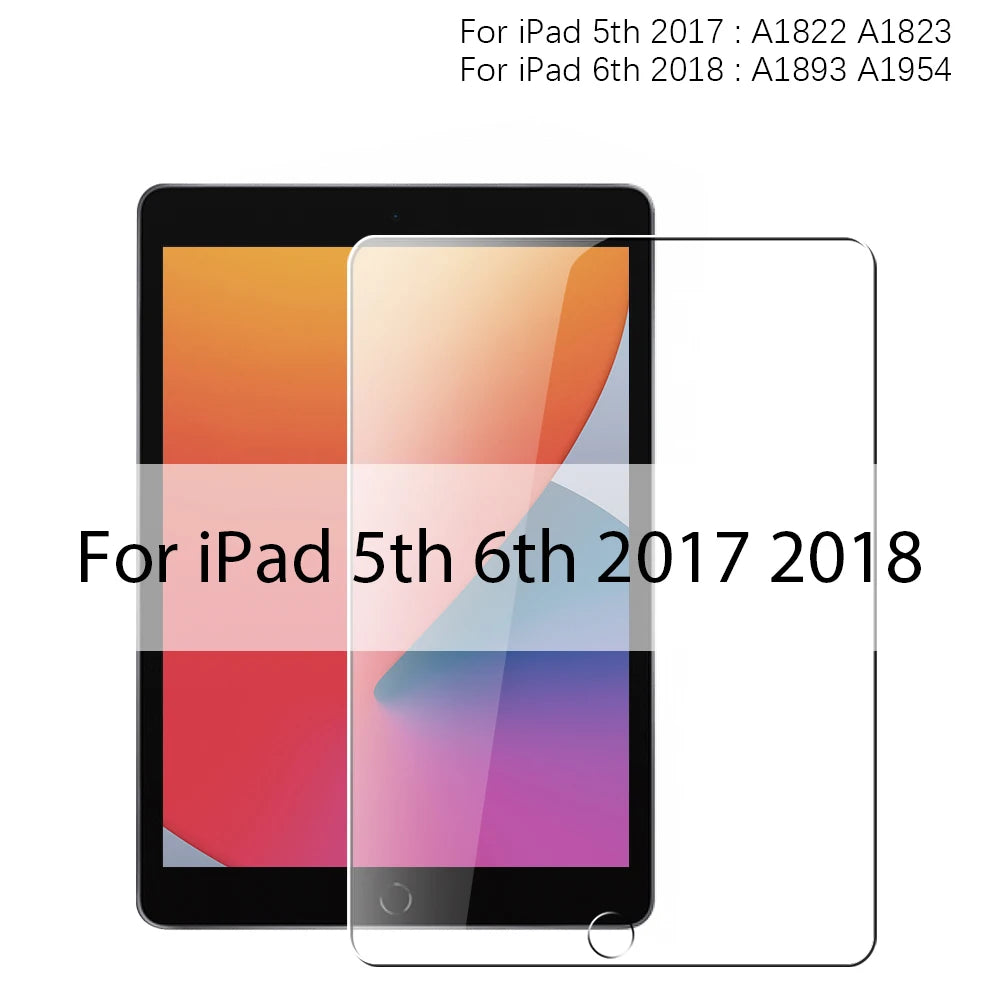 Tempered Glass Screen Protector For iPad A16 Air 13 11 5 4 M3 2025 10th Generation For iPad Pro 12.9 M4 M2 9th 7th Mini 6 7 Film