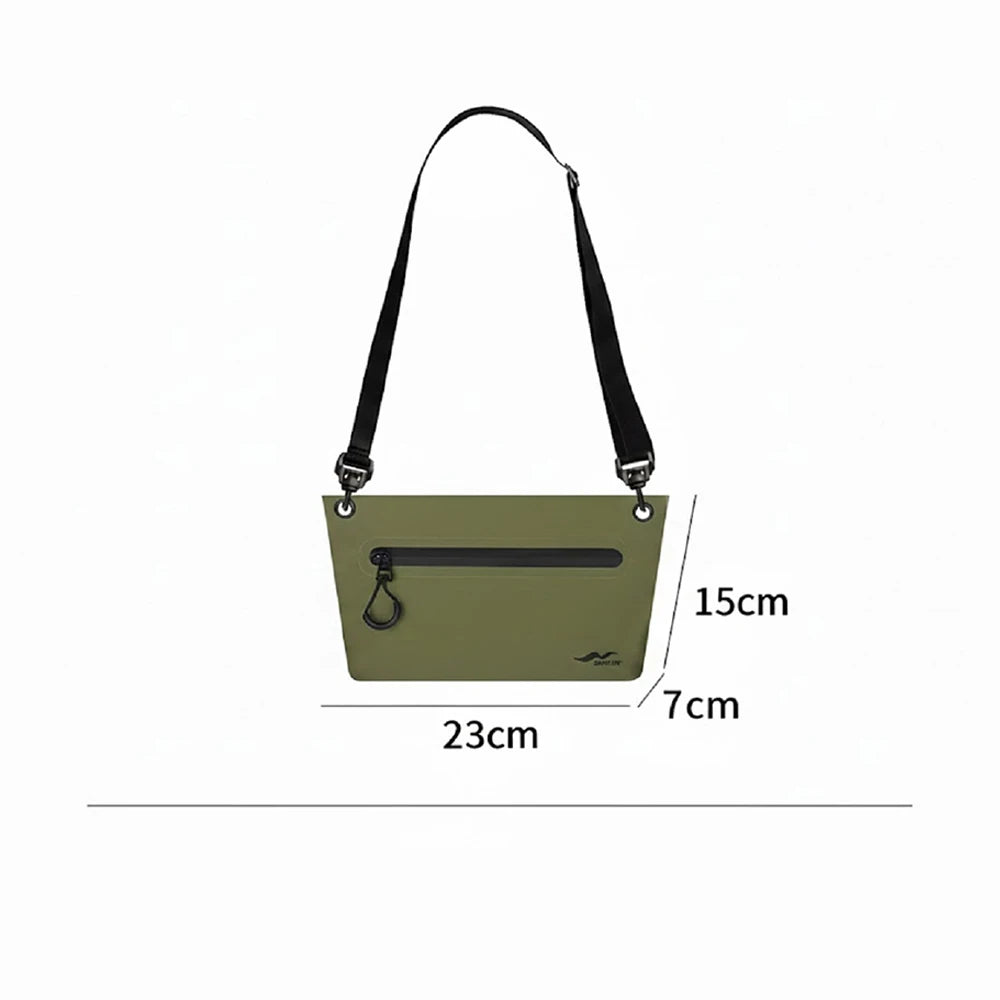 Maike Wash Dry Bag for Women PVC Waterproof Bags for Swimming Beach Phone Storage Crossbody Dry Bag Fanny Pack  2L