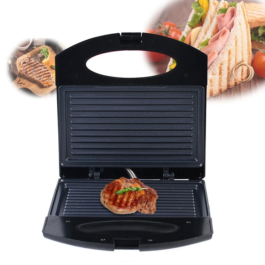 Automatic Double-Sided Steak Grill 850W Non-Stick Electric Baking Pan for Household Quick Cooking