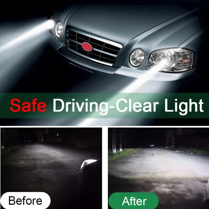 Car Headlight Restoration Spray, Yellowing and Oxidation Remover
