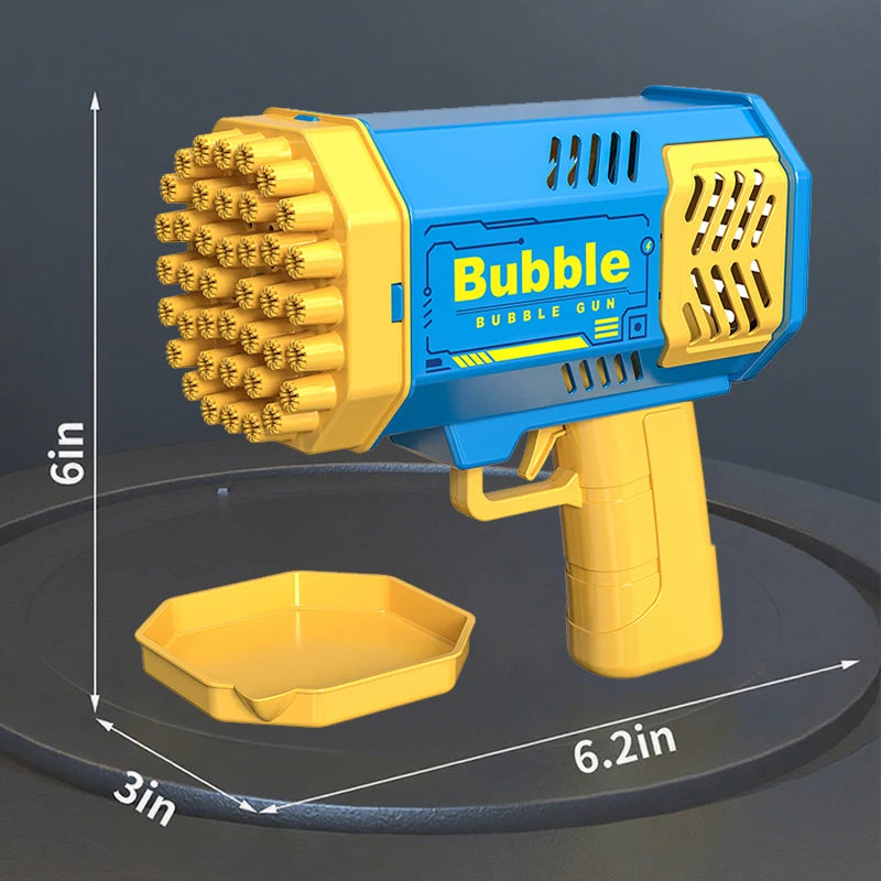 40 Hole CHILDREN'S Outdoor Toy Bubble Gun Electric Toy Blowing Bubbles (Without Bubble Water)