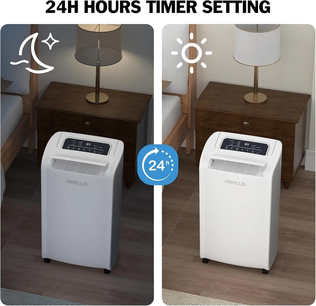 AIRPLUS 70 Pint Dehumidifier for Home Basements Large Room, 4500 Sq.