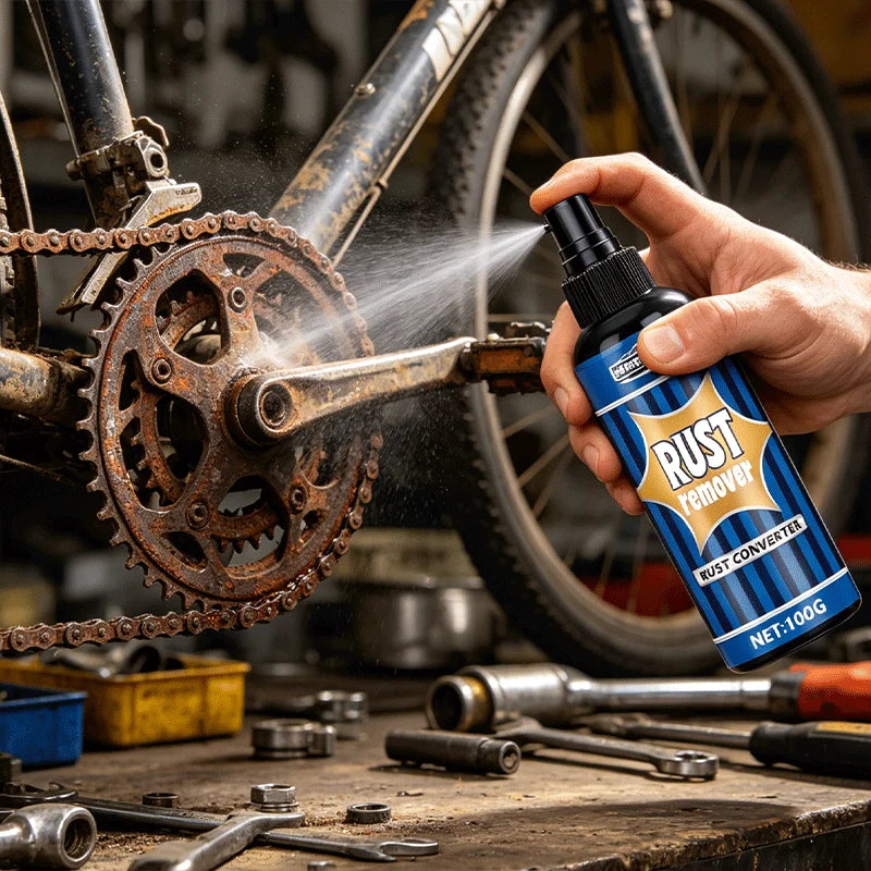 Multi-Functional Anti-Rust Spray |   Powerful Rust and Iron Oxide Remover, Suitable for Chrome Paint Surfaces and Automotive Maintenance.