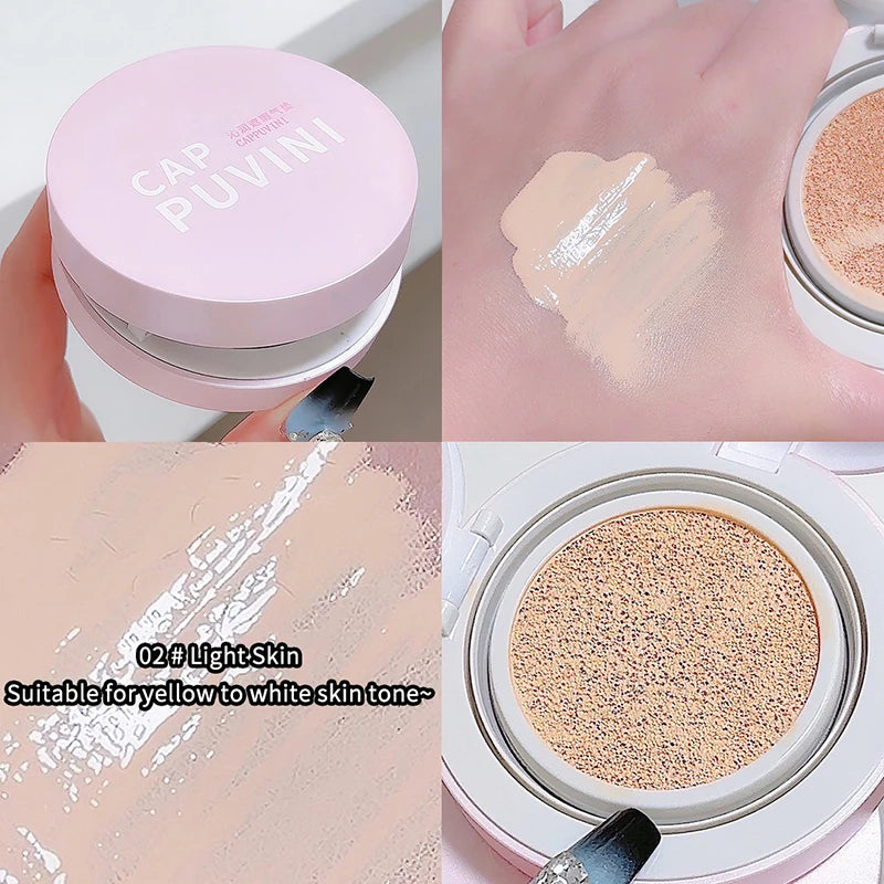 [MP]Cappuvini Moisturizing Air Cushion Cream Light Waterproof Natural Liquid Foundation Brightens Skin Tone Air Cushion BB Cream