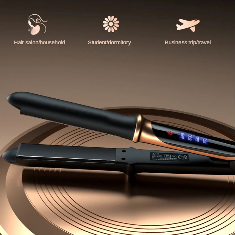 Professional 2 In 1 Hair Straightener Curler Flat Iron Dual Use Hair Styling Tool