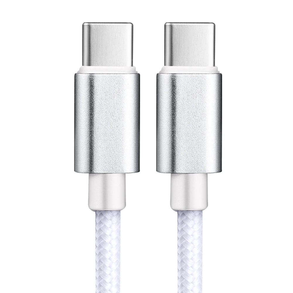 Nylon Braided 60W Type C Wire For iphone 15 16 17 pro max