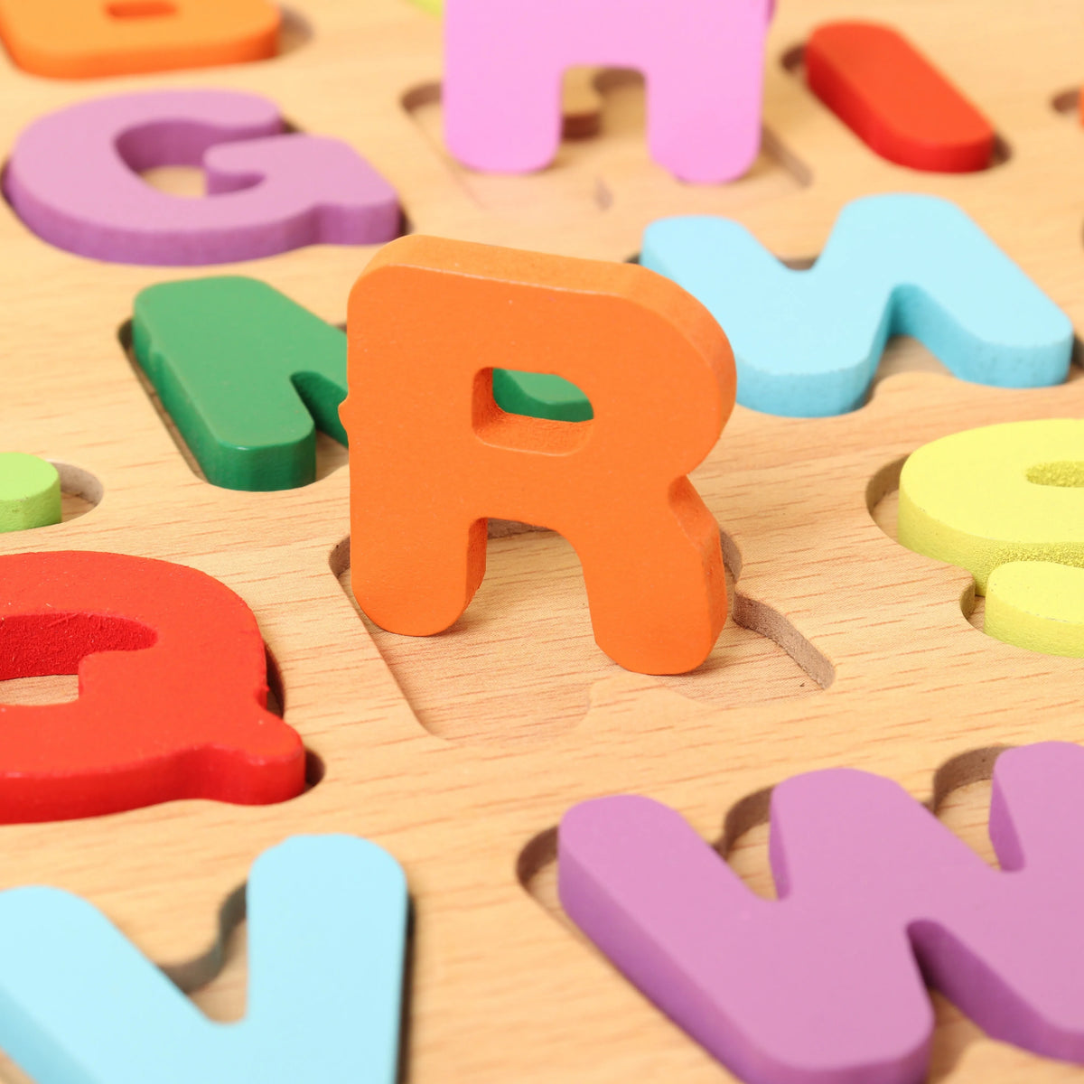 Montessori Wooden Puzzles Matching Games Early Education Toys Mathematics Shape Cognition