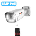 4K 8MP PoE Video Surveillance IP Camera 5MP Two Way Audio Support