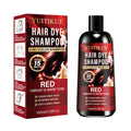 100ml Red 4IN1 Hair Color Shampoo 15 Mins Fast Dye Cover Grey Hair