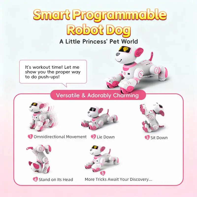AI Intelligent Robot Dog EU Quality Remote Control Interactive Electronic