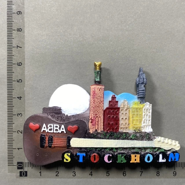 Sweden Amorous Feelings Fridge Magnets Tourist Souvenirs Crafts Refrigerator magnet Decoration Articles Handicraft Gifts
