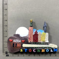 Sweden Amorous Feelings Fridge Magnets Tourist Souvenirs Crafts Refrigerator magnet Decoration Articles Handicraft Gifts