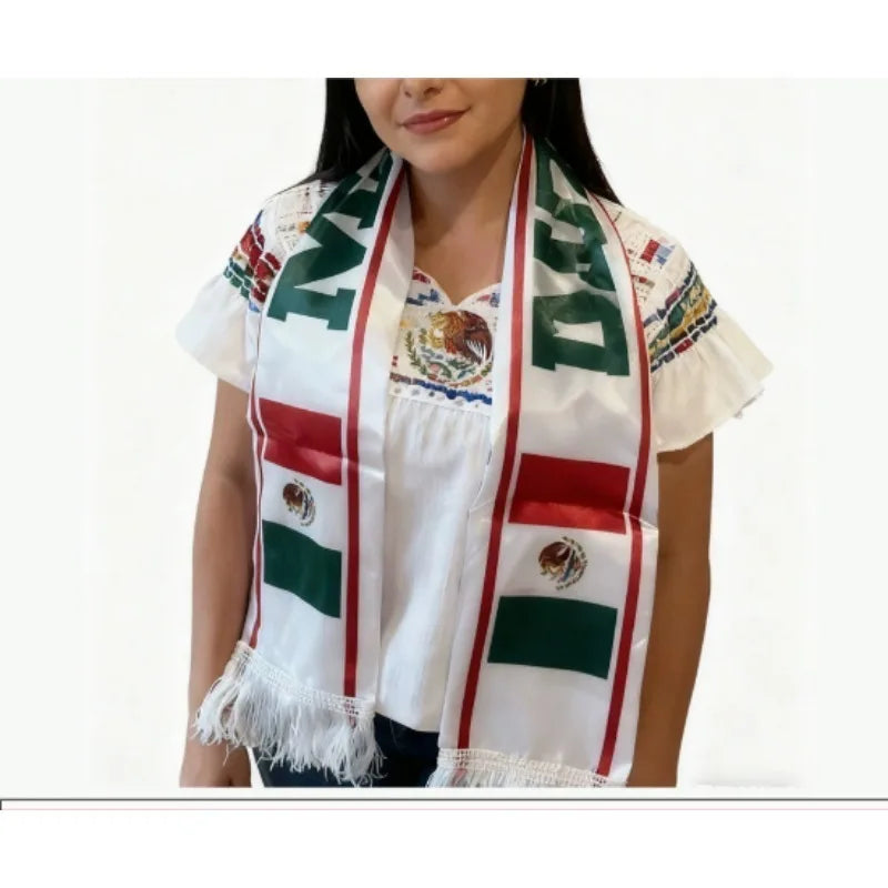 2026 Football Scarves: Brazil, Argentina, Germany, Spain, France, USA, Mexico, Canada