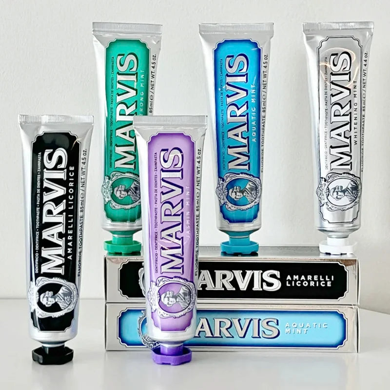 Marvis Whitening Healtmint Freshen Breath Toothpaste Italy Original 75ml Remove Smoke Stains Yellowing Toothpaste Teeth Whitenin