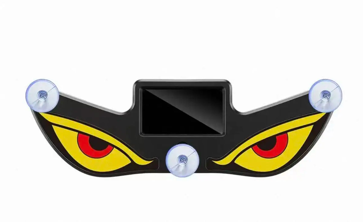 Solar Powered Car Neon Light Wireless Cool DEMON EYE Led Ambient Light Suction Cup USB Rechargeable Atmosphere Breathing Lamp