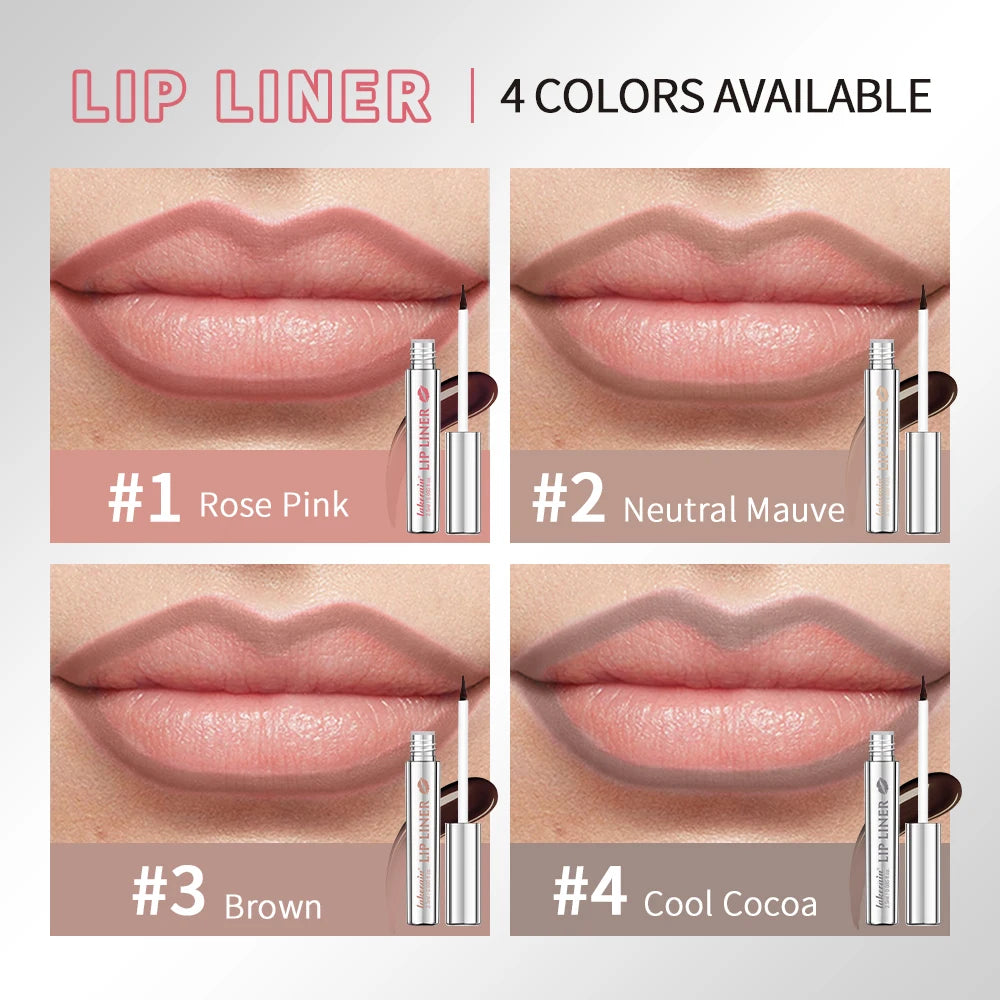 Magic Peel Off Lip Cosmetic Matte Lip Liner Pencil Long Lasting Waterproof