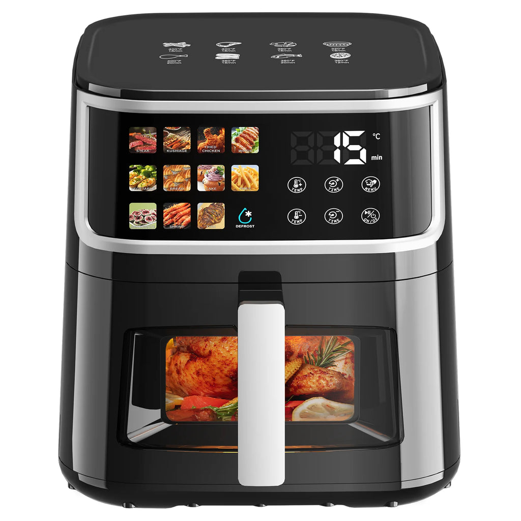 Patbrela Non-fat fryer 8L Large Hot Air Frye with Led Screen