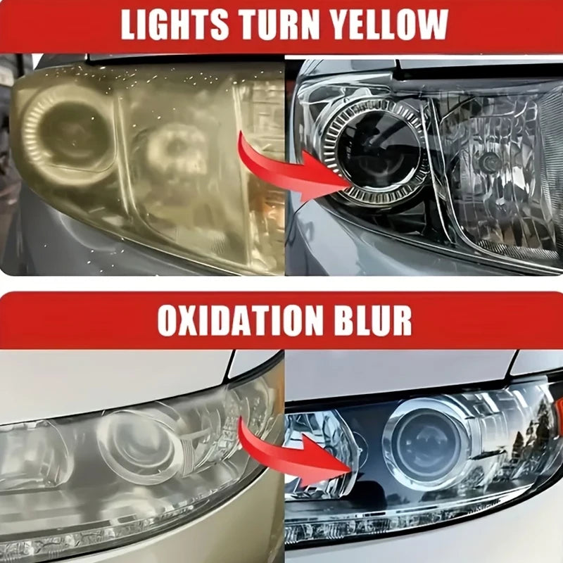 Car Headlight Restoration Spray, Yellowing and Oxidation Remover