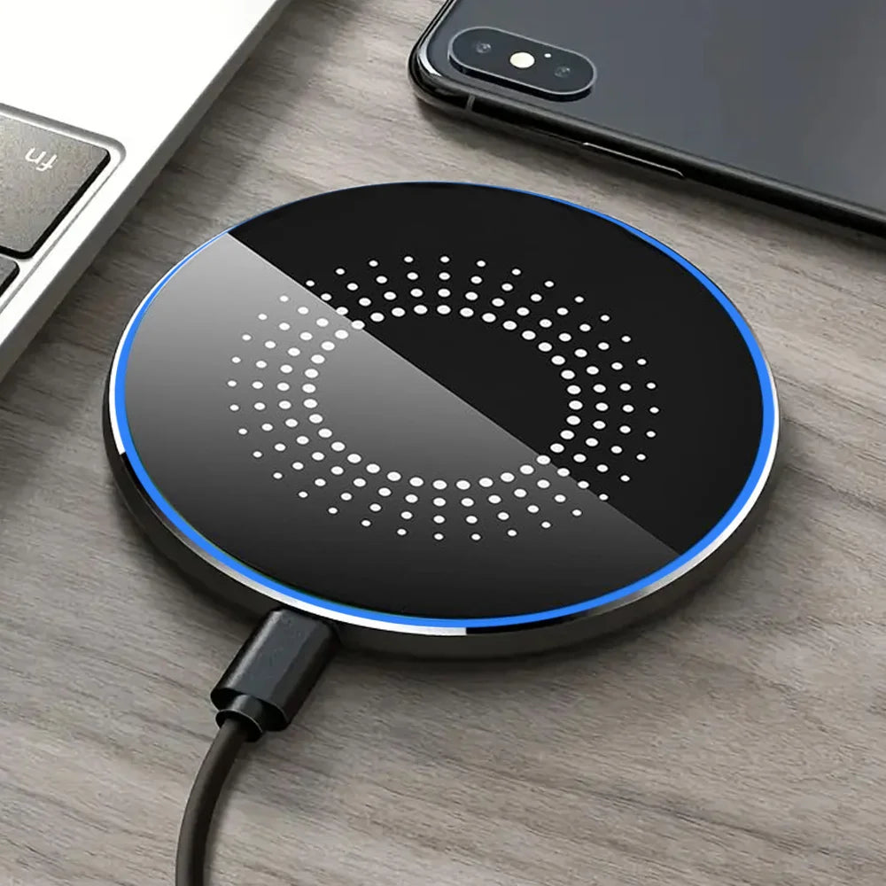 Wireless Fast Charging Dock Station, for iPhone  Samsung, Xiaomi
