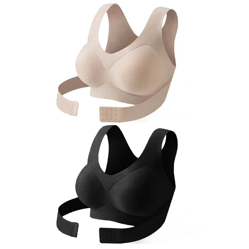 Wireless Posture Correction Bra for Women, Seamless Push-Up