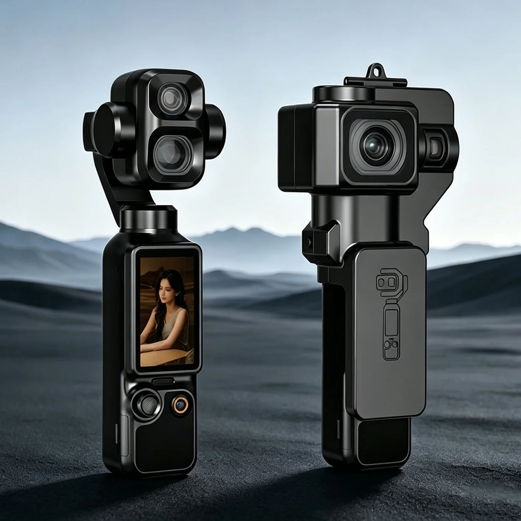 8K Vlog Recording Camera Pocket 4P Dual Cameras Cinematic Shots Near & Far