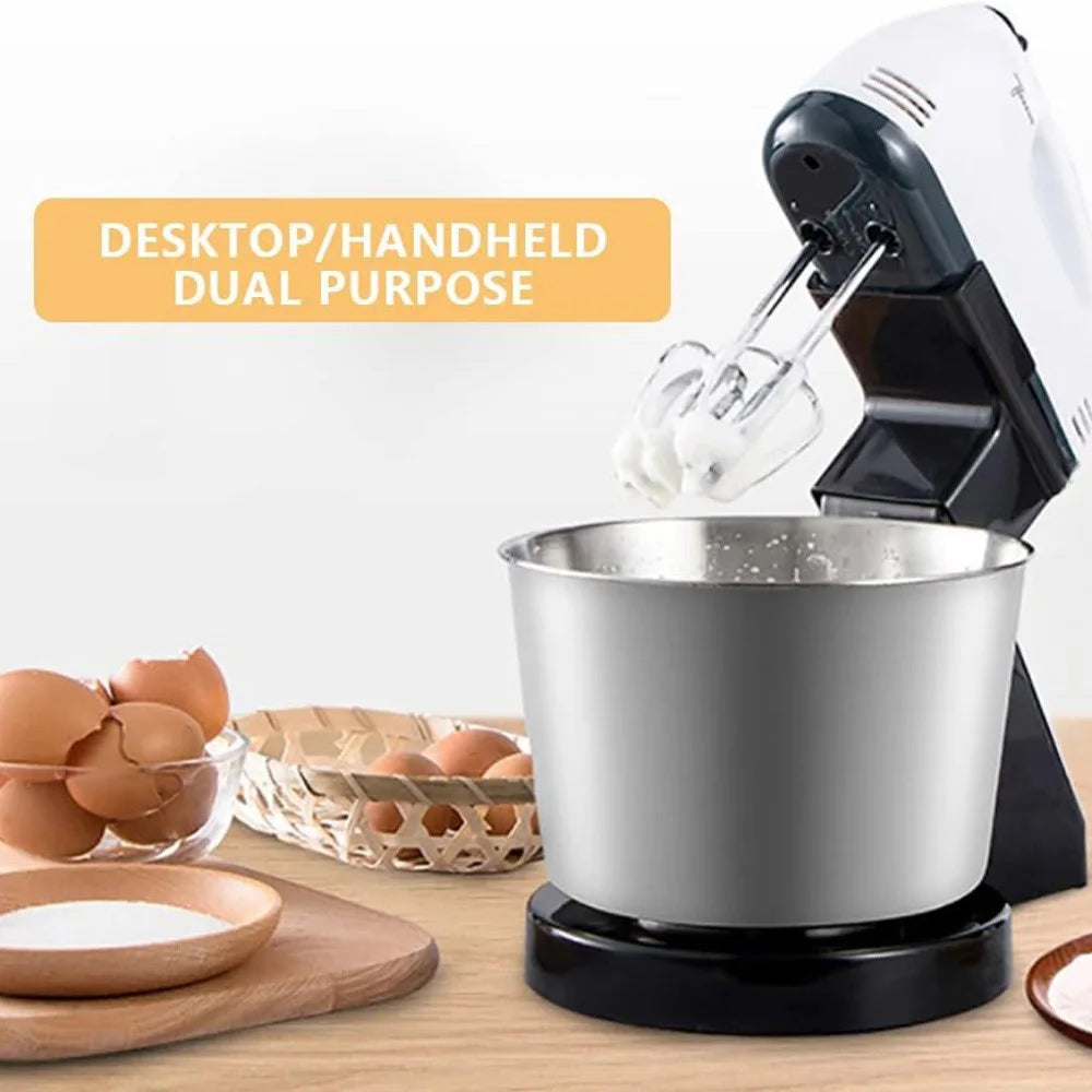 Automatic Electric Hand Mixer with Stand and Bowl