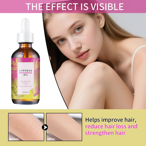1-20 Pcs Natural Hair Growth Inhibitor Oil - Long-Lasting Reduction with Jojoba & Almond Oil for Smooth, Silky Skin.