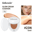 Korean Air Cushion Foundation Lightweight Natural Moisturizing Buildable Coverage Long-lasting Waterproof Women's Base Makeup