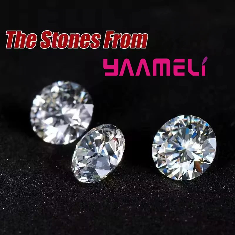 925 Sterling Silver Stamped Necklace Earrings Set Long Chain Sweet Romantic Style