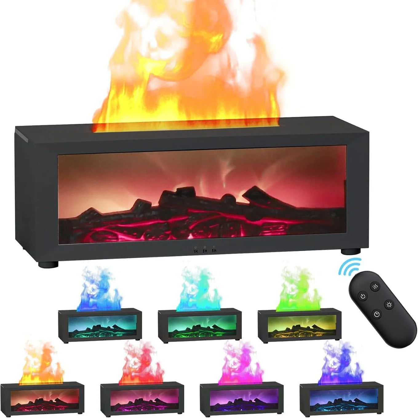 Imitation flame aromatherapy humidifier, a must-have for winter heating, practical and creative atmosphere aromatherapy machine